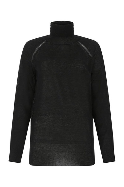 Ann Demeulemeester Turtleneck Distressed Jumper