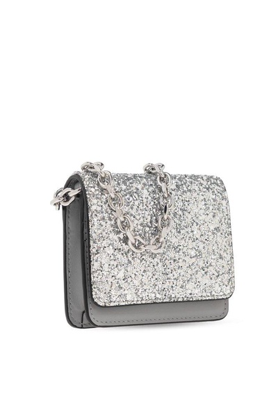 Maison Margiela Glittered Strap Foldover Wallet