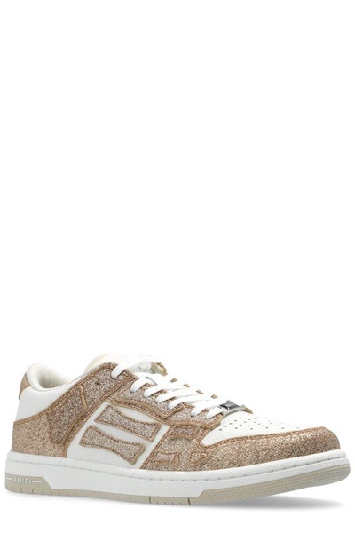 Amiri Shimmer Skel Top Sneakers