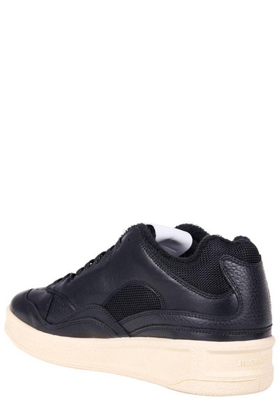 Jil Sander Logo Detailed Lace-Up Sneakers