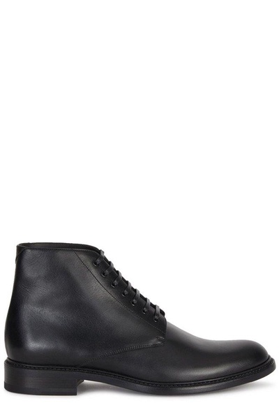 Saint Laurent Lace-Up Boots