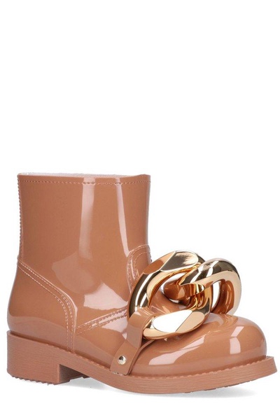 JW Anderson Chain-Embellished Pull-On Ankle Boots