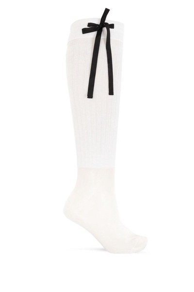 Maison Margiela Bow Detailed Long Socks