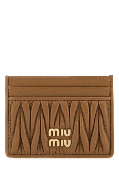 Miu Miu Logo Lettering Card Holder