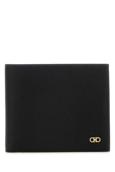 Ferragamo Gancini Plaque Bi-Fold Wallet