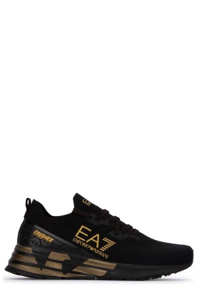 Ea7 Emporio Armani Crusher Distance Knitted Sneakers