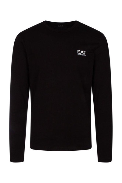 Ea7 Emporio Armani Logo Printed Long-Sleeved T-Shirt