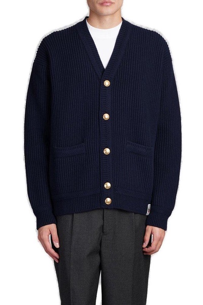 Bally Logo Patch Knitted Cardigan