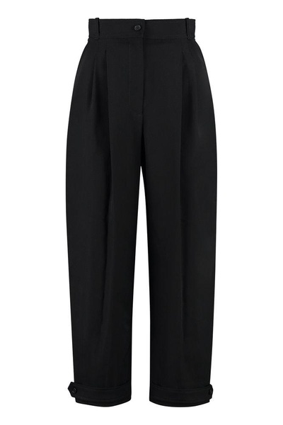 Alexander McQueen Cropped Tapered Trousers