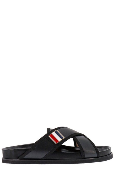 Thom Browne Cross-Over Flat Sandals