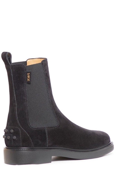 Tod's Round Toe Ankle Boots