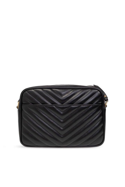 Saint Laurent Lou Zip-Up Quilted Crossbody Bag