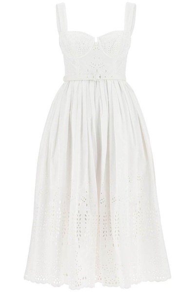 Self-Portrait Broderie Midi Dress