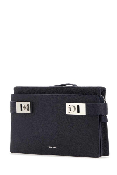 Ferragamo Gancini Buckles Pouch