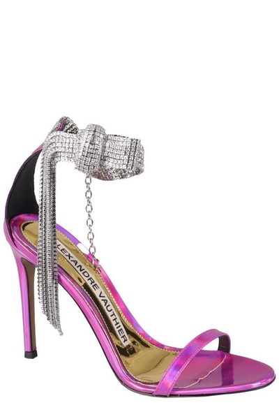 Alexandre Vauthier Diana Crystal Embellished Sandals