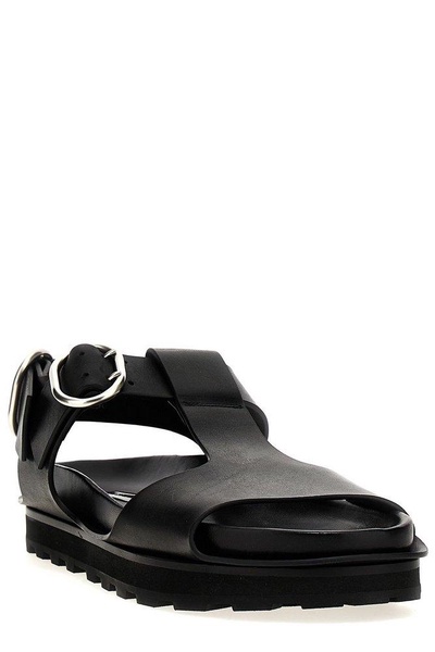 Jil Sander Buckle Detailed Sandals