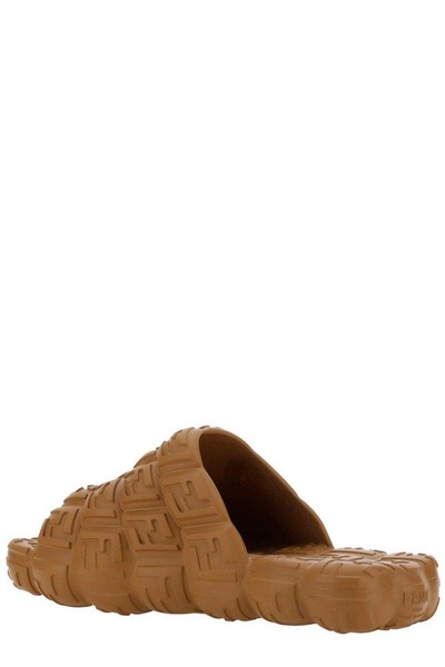 Fendi Logo Embossed Cloud Slides