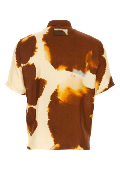 Fendi Tie-Dye Effect Buttoned Shirt