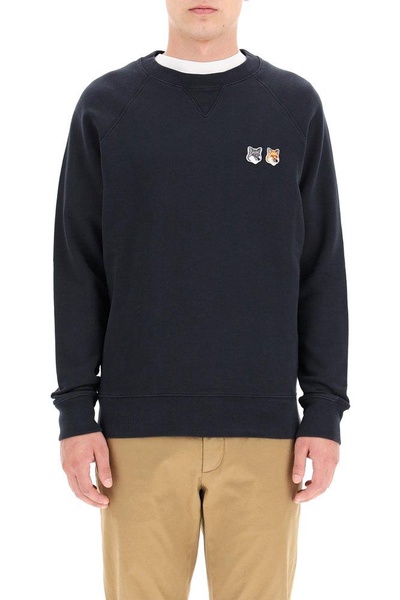 Maison Kitsuné Double Fox Head Patch Sweatshirt