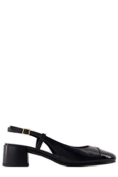 Tory Burch Cap-Toe Slingback Pumps