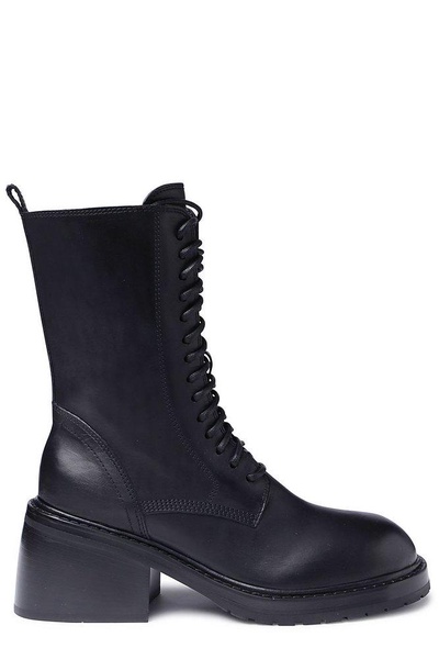 Ann Demeulemeester Lace-Up Ankle Boots