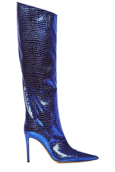 Alexandre Vauthier Iridescent Embossed Boots