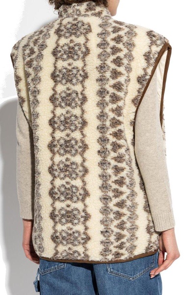 Isabel Marant Star Patterned Intarsia-Knit Vest