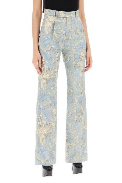 Vivienne Westwood Allover Floral Print Flared Pants