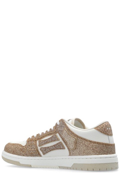 Amiri Shimmer Skel Top Sneakers