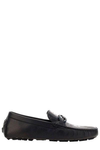 Fendi Logo Detailed Slip-On Loafers