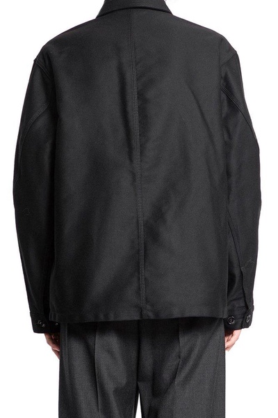 Lemaire Twisted Sleeve Buttoned Workwear Jacket