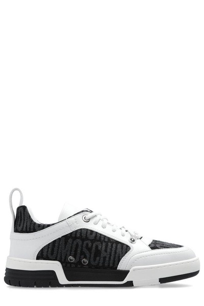 Moschino Panelled Low-Top Sneakers