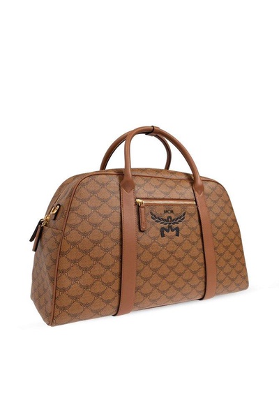 MCM Monogram Printed Travel Bag