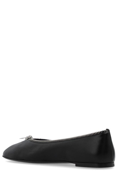 Giuseppe Zanotti Oraine Zip-Detailed Ballet Flats