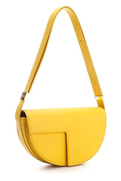 Patou Logo Plaque Cut-Out Detail Shoulder Bag