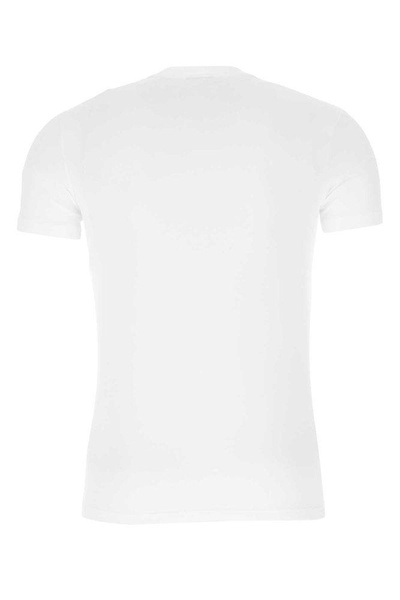 Logo Embroidered T-Shirt Underwear, Body White