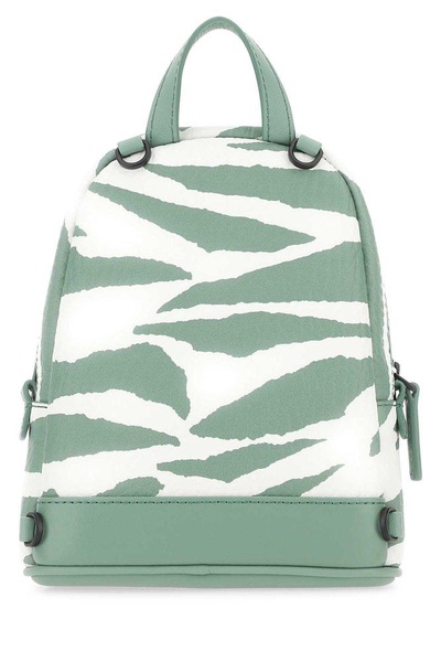 MCM Animal Printed Logo Patch Detailed Backpack