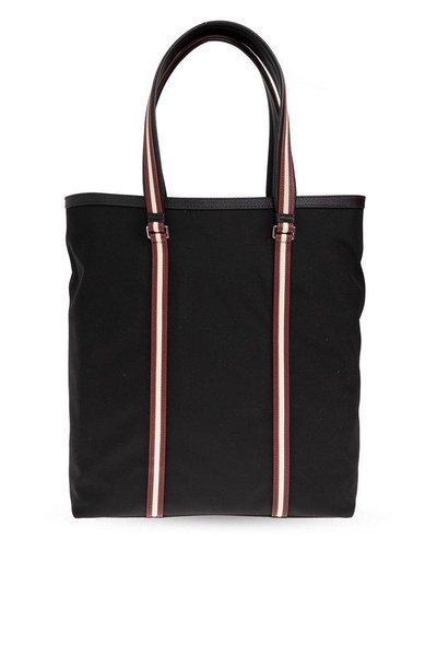 Bally Code Stripe Detailed Shopper Bag