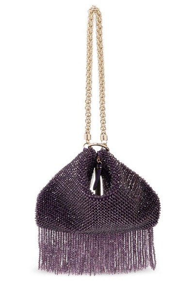 Jimmy Choo Callie Embellished Chain Linked Shoulder Bag