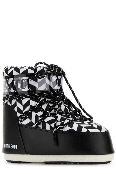 Moon Boot Icon Geometric Printed Lace-Up Boots