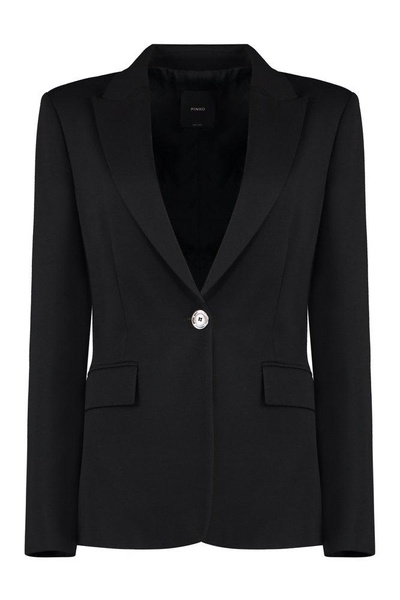 Pinko Signum Single-Breasted Tailored Blazer