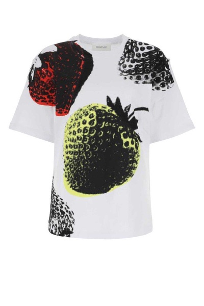 Sportmax Graphic Printed Crewneck T-Shirt