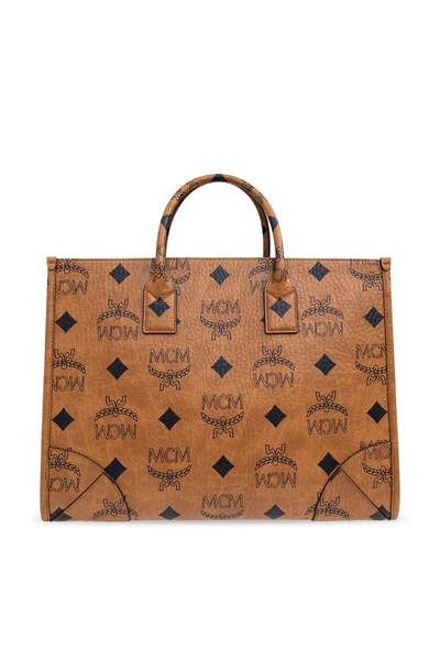 MCM Large Munchen Tote Bag