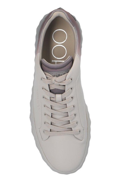 Jimmy Choo Diamond Light/M II Ombré-Effect Lace-Up Sneakers