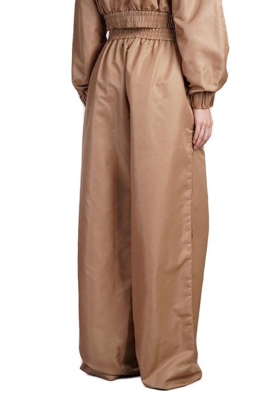 Area Embellished Wide-Leg Pants