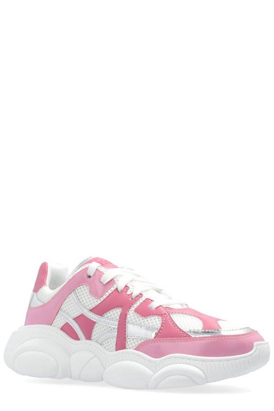 Moschino Panelled Lace-Up Sneakers