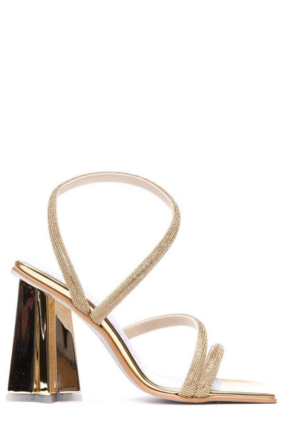 Chiara Ferragni Embellished Square Toe Sandals