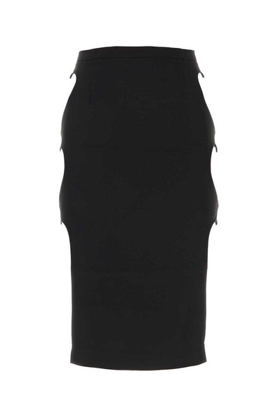 Marco Rambaldi Side Slit Cut Out Midi Skirt