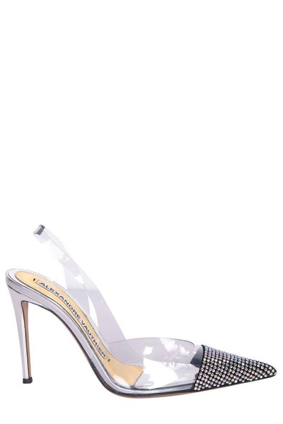 Alexandre Vauthier Amber Embellished Pointed-Toe Pumps