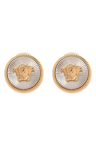 Versace Medusa Face Earrings